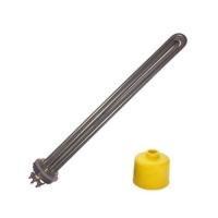 Блок ТЭН-9,0кВт, 380В (400мм.) G1 1/2"  нерж/нерж (трубка + колпак) JH Блок ТЭН-9,0кВт, 380В (400мм.) G1 1/2"  нерж/нерж (трубка + колпак) JH