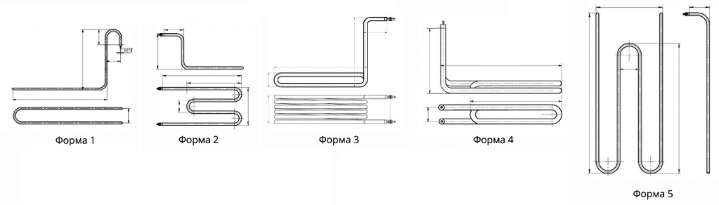Формы гальванические ТЭНы Формы гальванические ТЭНы