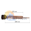 Тэновая группа RCT фланец G1 1/4 L 210/170 петля под анод M6 2.5 кВт 230 В ZPN
